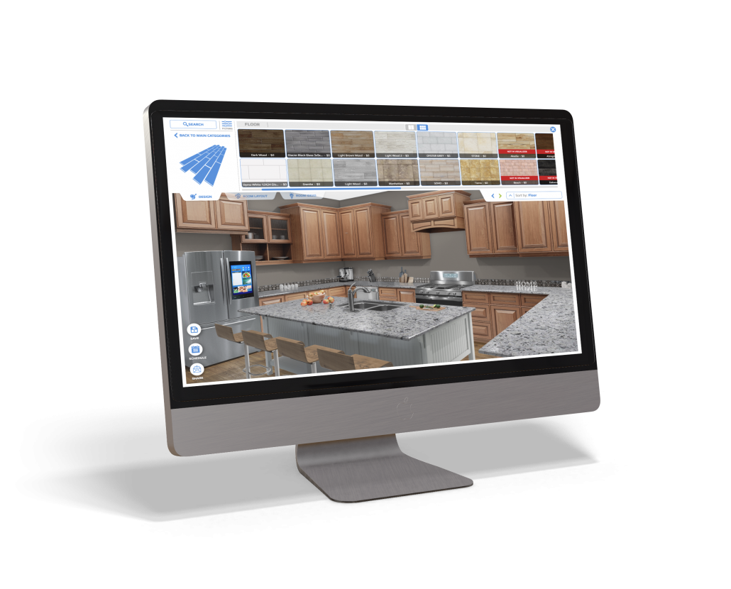 Online kitchen design tool